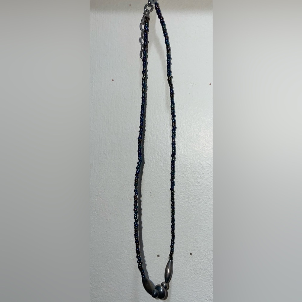 Womens new beaded necklace w/Navajo pearls
